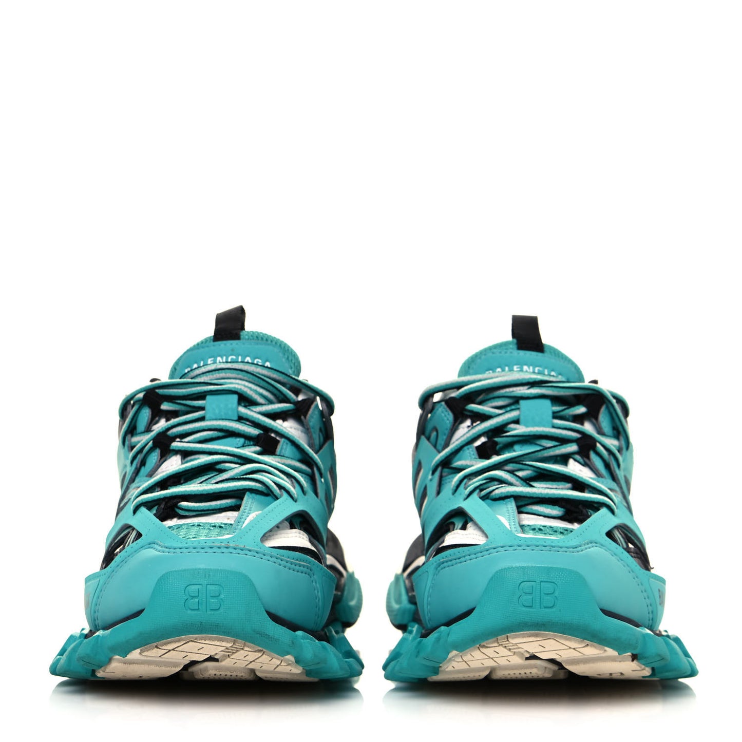Mesh Nylon Womens Track Sneakers 37 Turquoise Grey