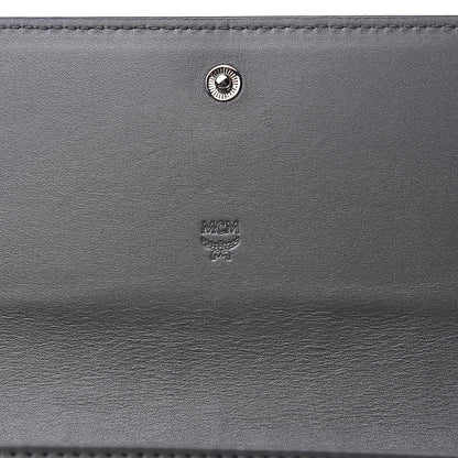 MCM Visetos Large Tri-Fold Flap Wallet Phantom Grey 6 of 6