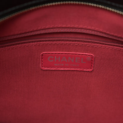 Chanel Aged Calfskin Quilted Large Gabrielle Shopping Tote Black 7 of 12