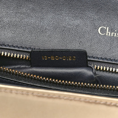 Christian Dior Metallic Patent Micro-Cannage Medium Diorama Flap Bag Gold 7 of 11