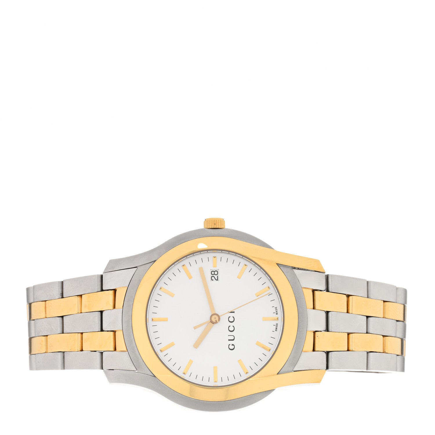 Gucci Stainless Steel 38mm 5500XL Two Tone Quartz Watch 2 of 4
