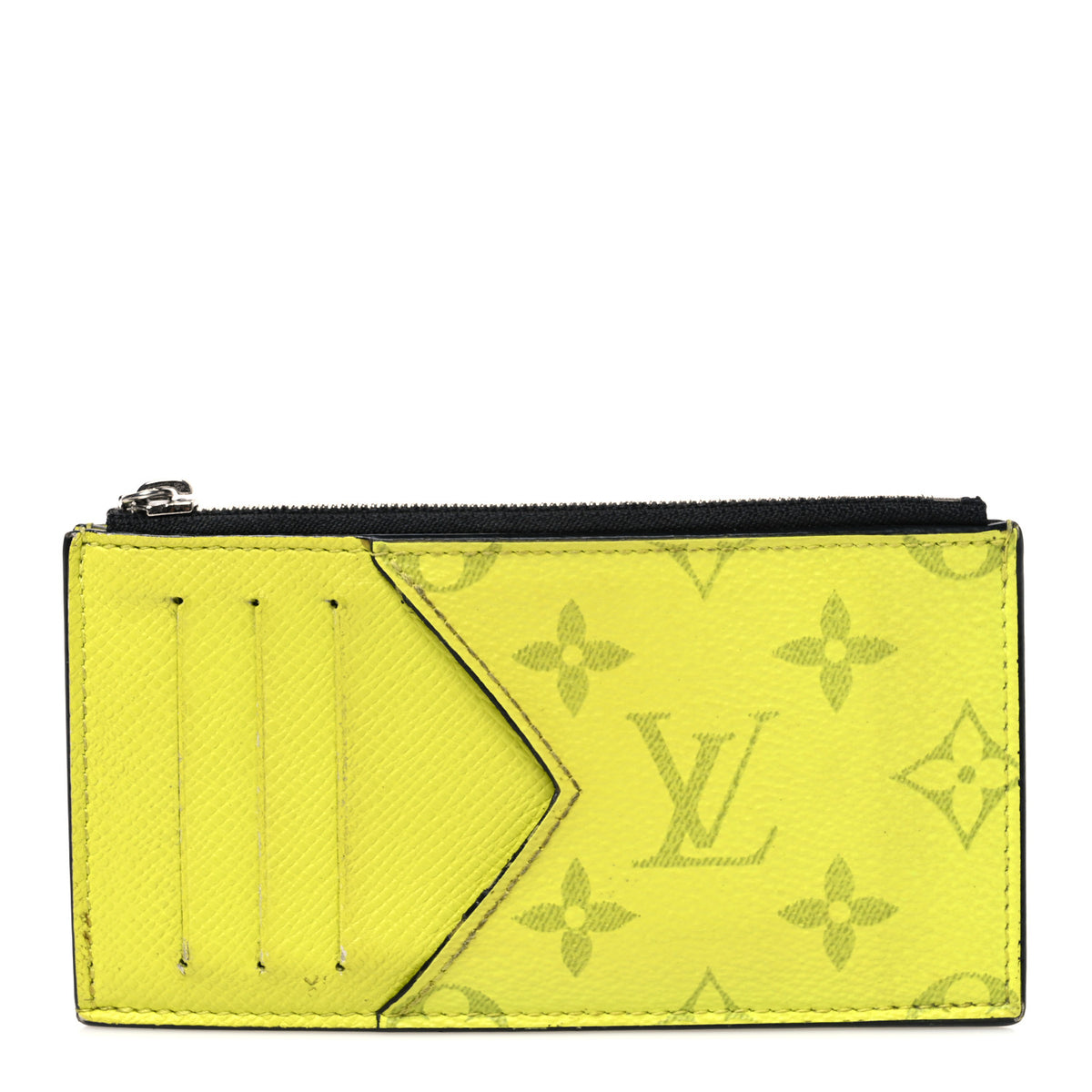 Louis Vuitton Taigarama Coin Card Holder Yellow 1 of 6