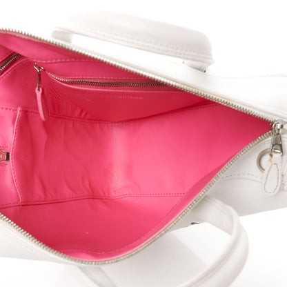 Balenciaga Calfskin S Triangle Duffle White 5 of 15
