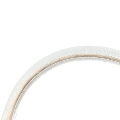 Hermes Taurillon Clemence Horseshoe Kelly Retourne 28 White Jaune D'Or 14 of 19