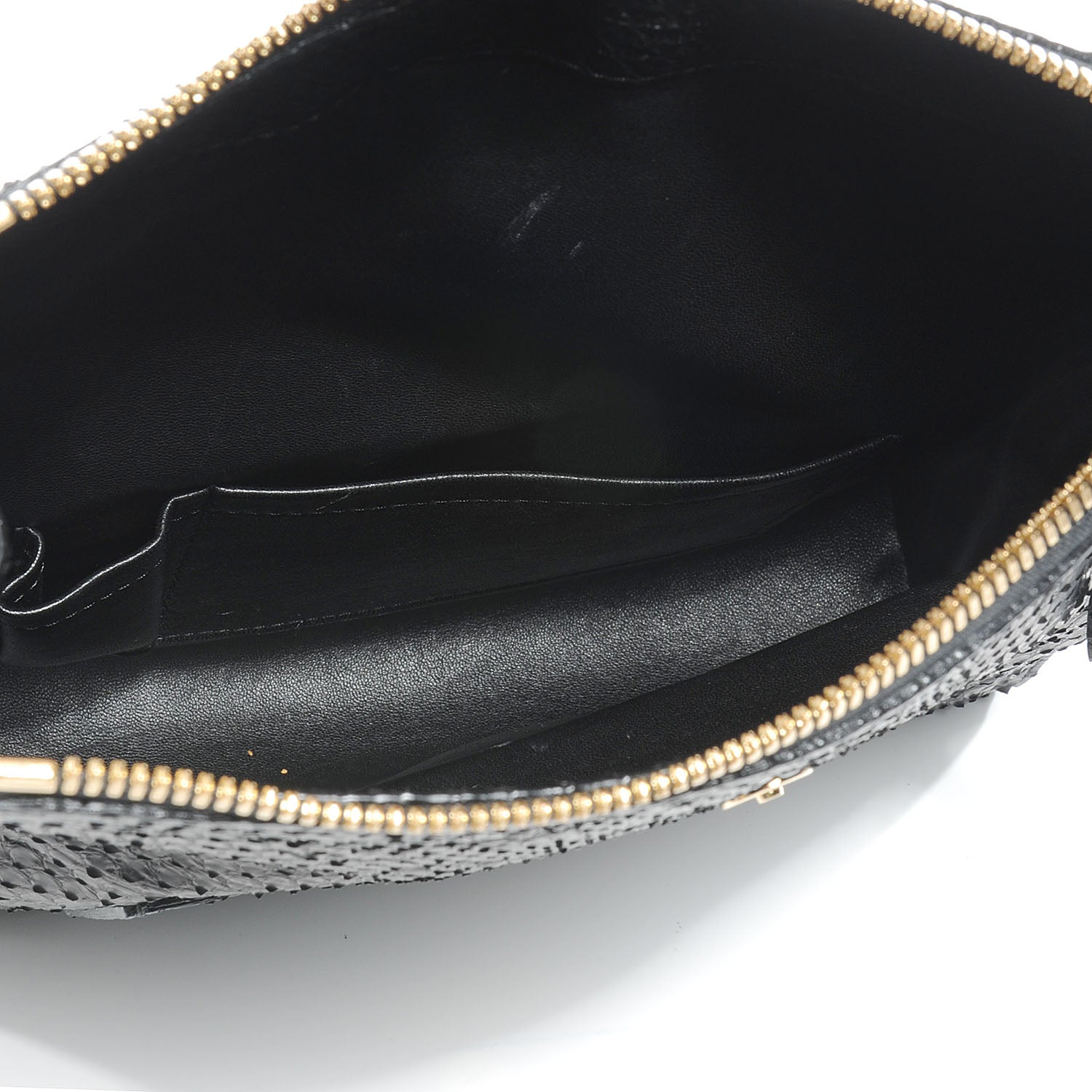Louis Vuitton Python Petillante Clutch Black 6 of 8