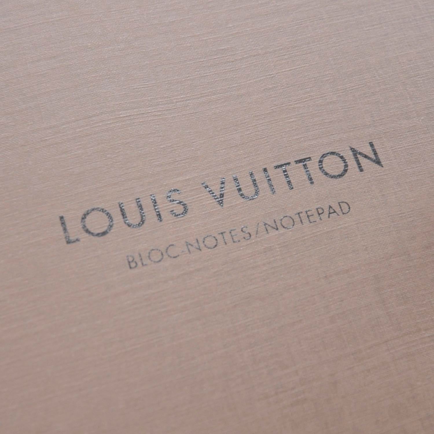 Louis Vuitton Monogram Cover Bloc A4 Agenda w Notepad 7 of 9