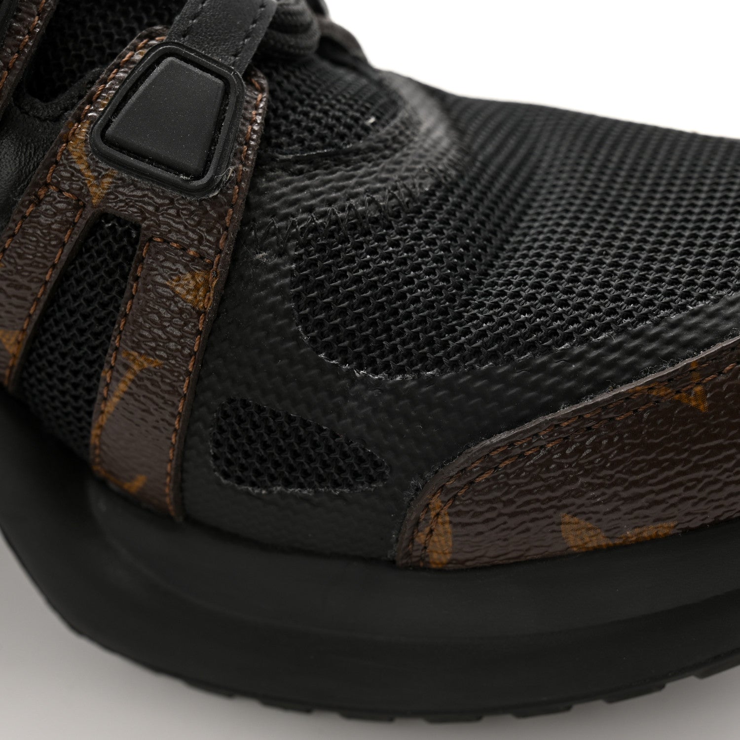 Louis Vuitton Calfskin Patent Monogram LV Archlight Sneakers 39 Black 10 of 11