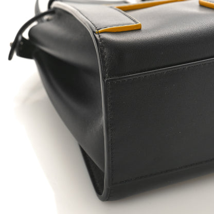 Fendi Nappa FF Mini Peekaboo Iconic Satchel Black Sunflower 7 of 8