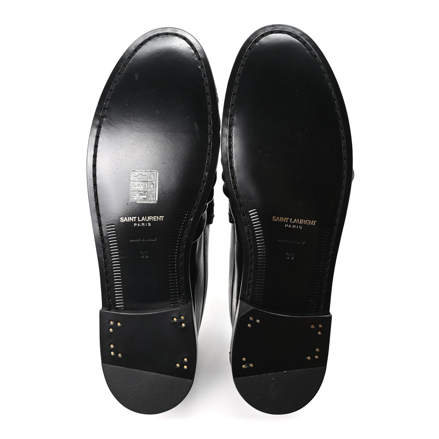 Nappa Sugar Le Loafer 15 Penny Slippers 39 Black