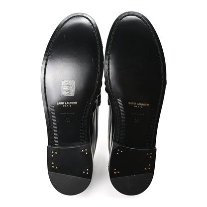 Saint Laurent Nappa Sugar Le Loafer 15 Penny Slippers 39 Black 6 of 9