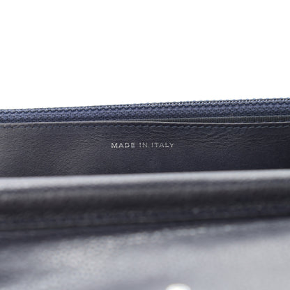 Chanel Caviar Quilted Wallet On Chain WOC Navy Blue 8 of 13