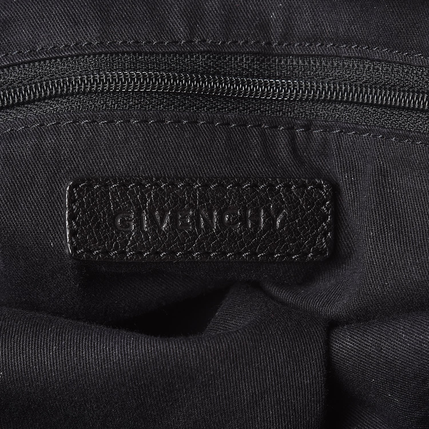 Givenchy Sugar Goatskin Medium Metal Ring Pandora Black 8 of 11