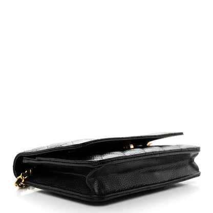 Chanel Caviar Quilted Wallet on Chain WOC Black 4 of 11