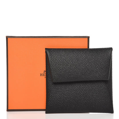 Hermes Epsom Bastia Coin Purse Black 7 of 7