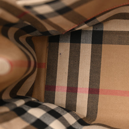 Burberry Soft Grain Calfskin Medium Buckle Tote Limestone 11 of 19