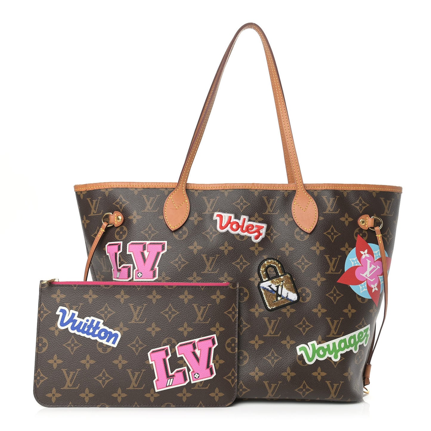 Monogram Travel Stickers Neverfull MM