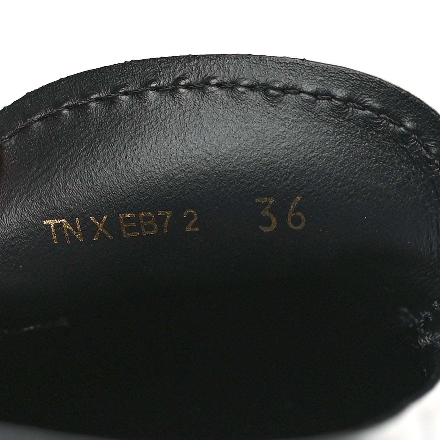 Calfskin Womens Trackstud Beatle 45/55mm Loafers 36 Black