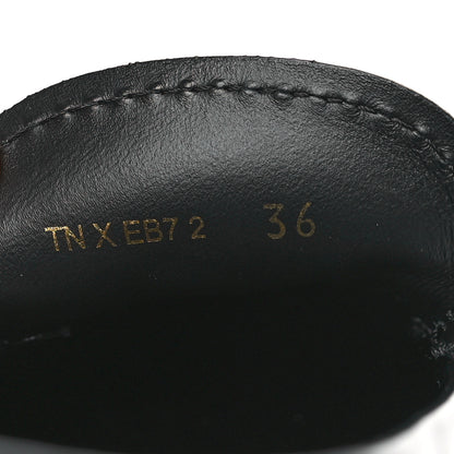 Valentino Garavani Calfskin Womens Trackstud Beatle 45/55mm Loafers 36 Black 8 of 9
