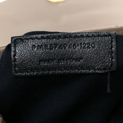 Saint Laurent Calfskin Y Quilted Monogram Medium Loulou Chain Satchel Dark Latte 8 of 11