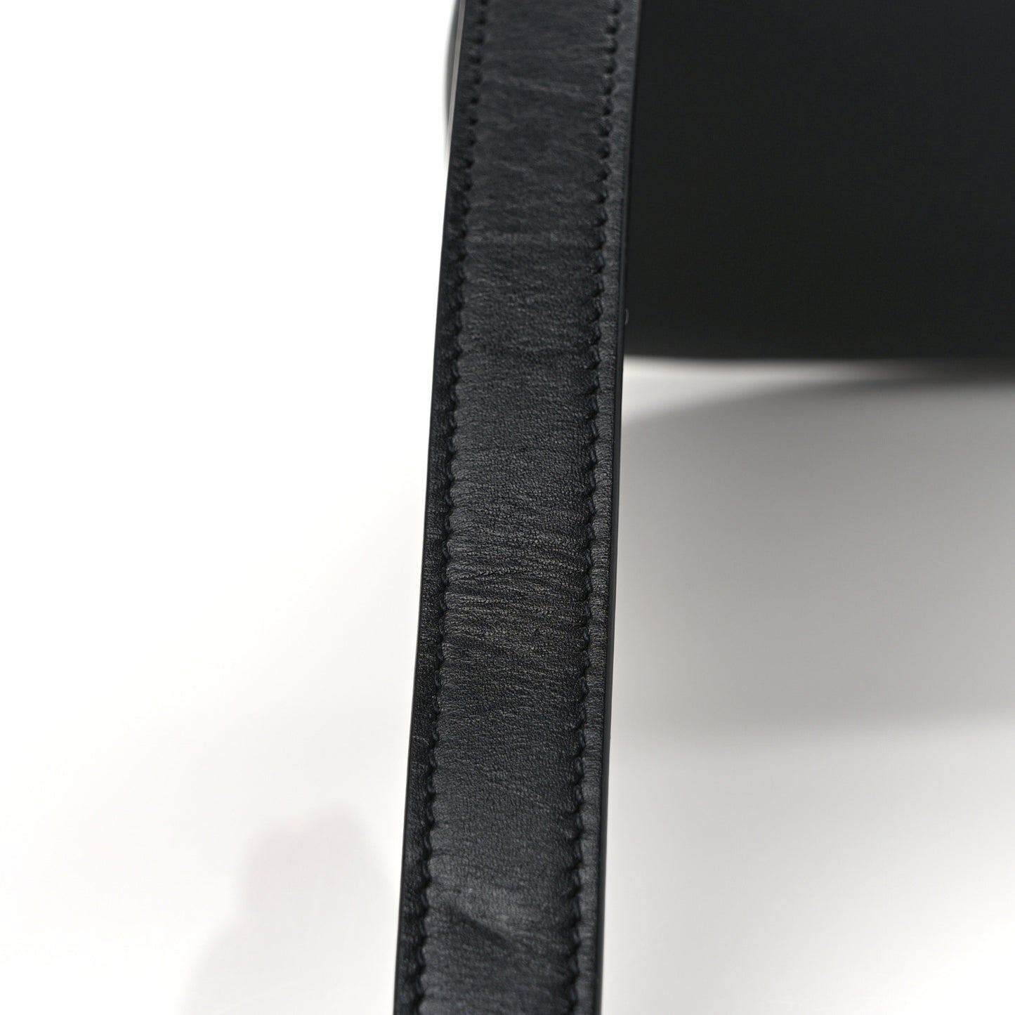 Smooth Calfskin Small Charlie Shoulder Bag Black