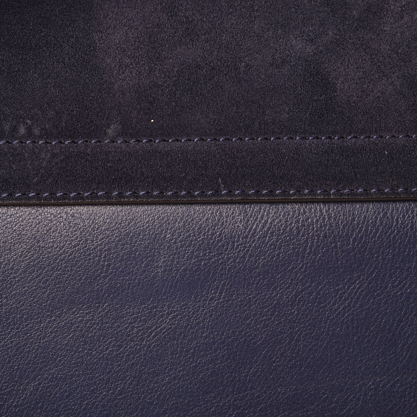 Suede Calfskin Medium Faye Shoulder Bag Silver Blue