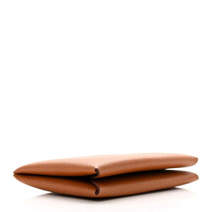 Hermes Epsom Calvi Card Case Gold 4 of 8