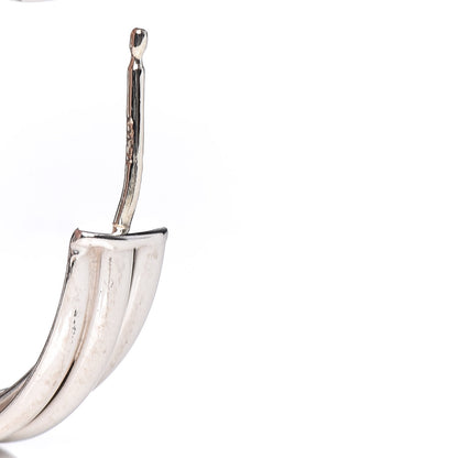 Tiffany Sterling Silver Melody Hoop Earrings 6 of 9