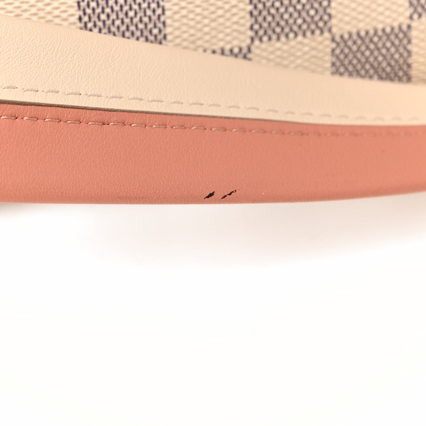 Damier Azur Braided Neonoe MM Peach Cream