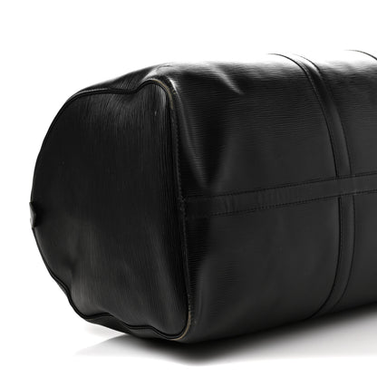 Louis Vuitton Epi Keepall 55 Black 7 of 14
