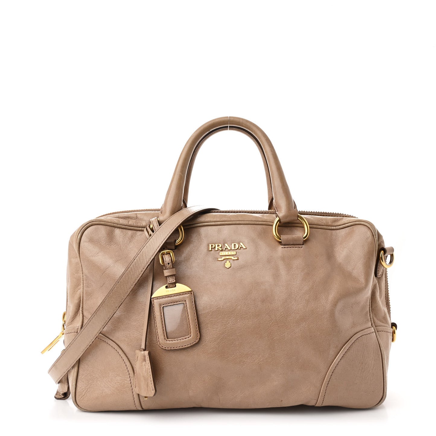 Vitello Shine Bauletto Cammeo