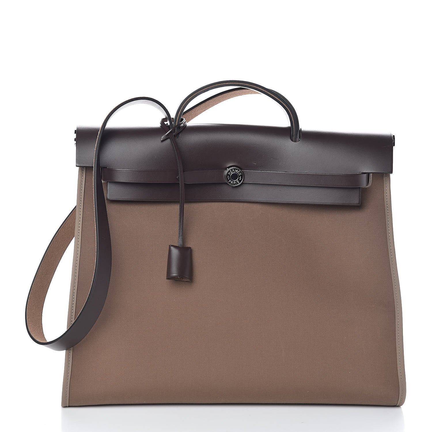 Hermes Toile Vache Hunter Herbag Zip 39 MM Etoupe Ebene 3 of 10