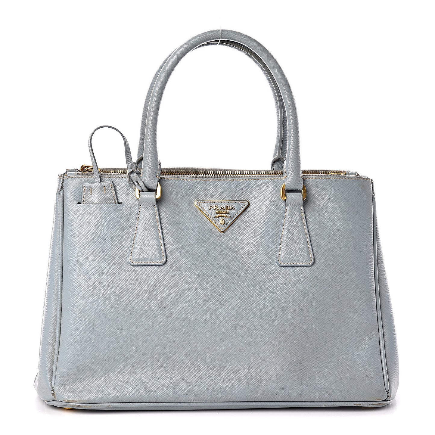 Saffiano Small Galleria Double Zip Tote Lago