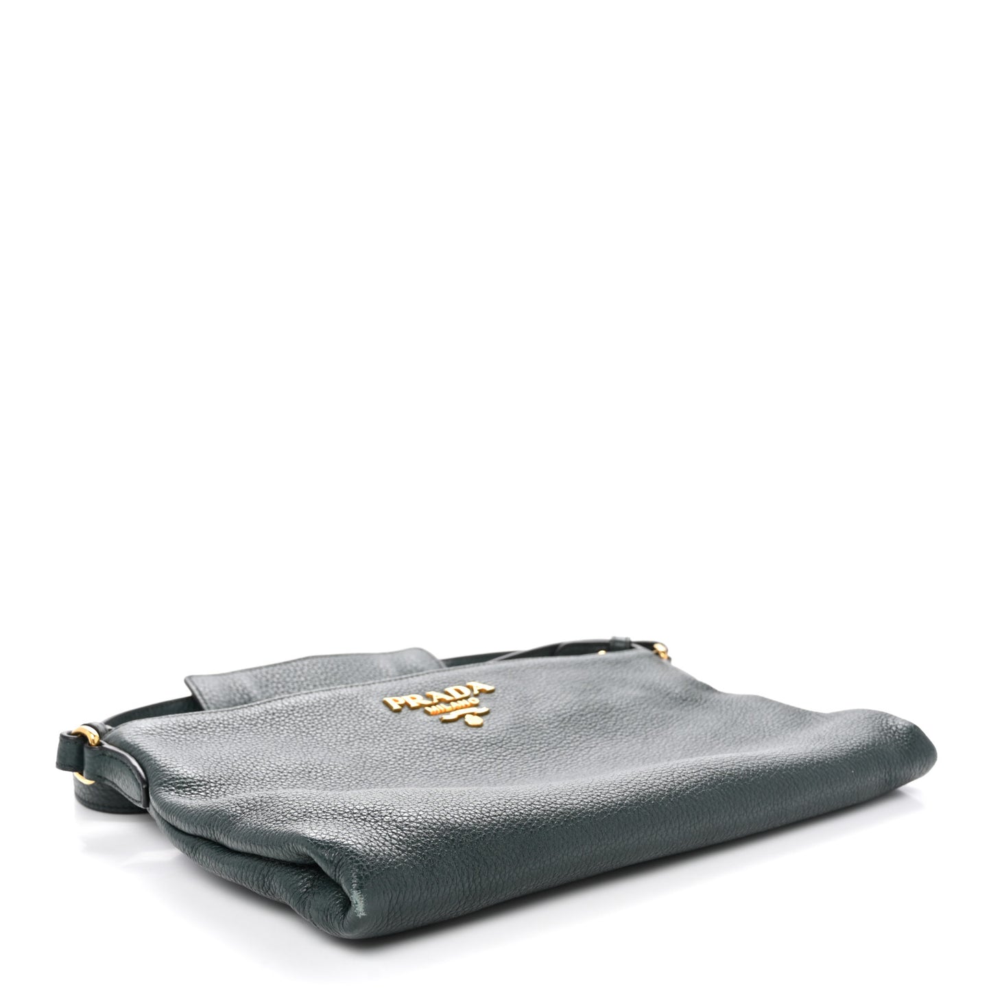 Vitello Phenix Zip Crossbody Bag Smeraldo