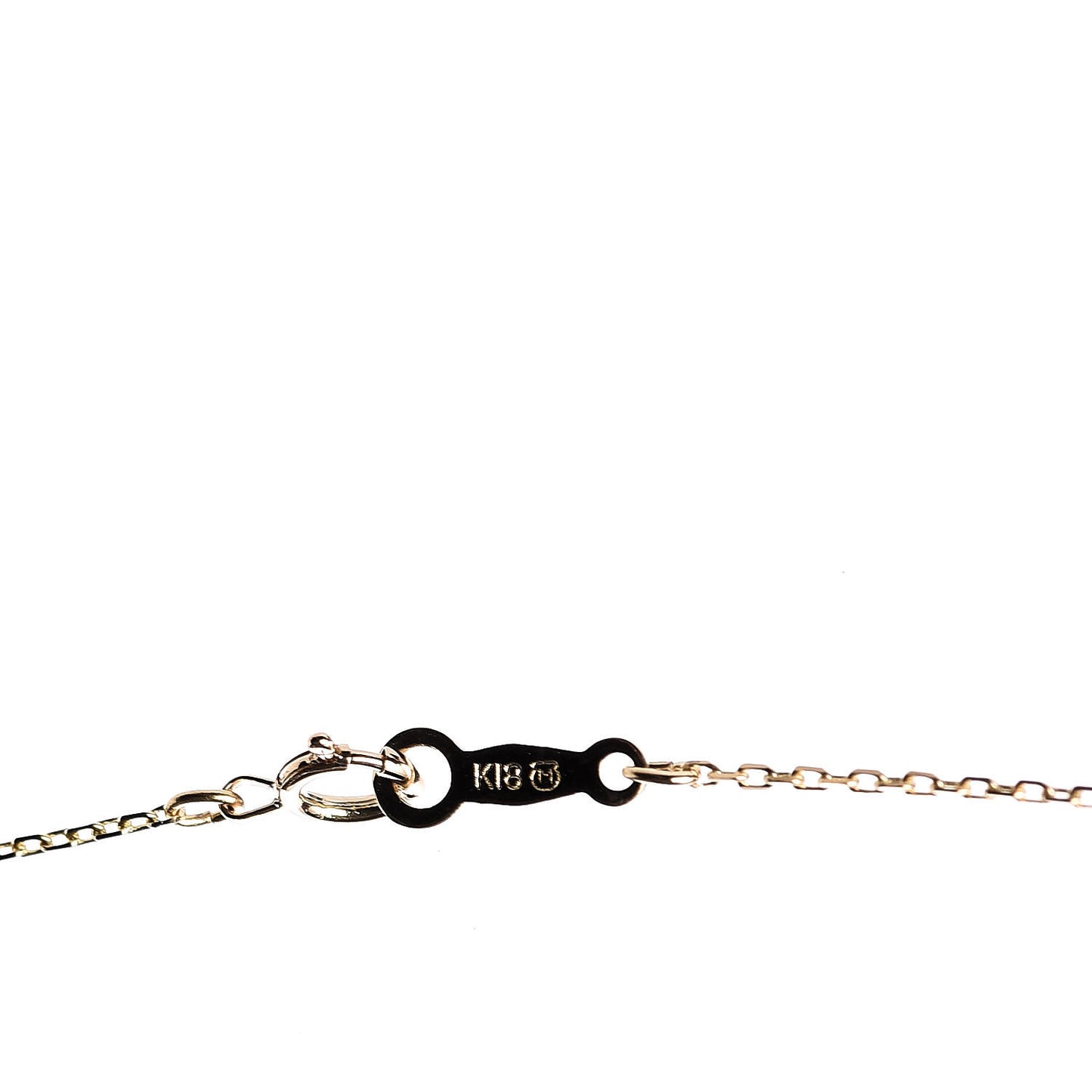 18K Yellow Gold Diamond Akoya Pearl 7mm Pendant Necklace