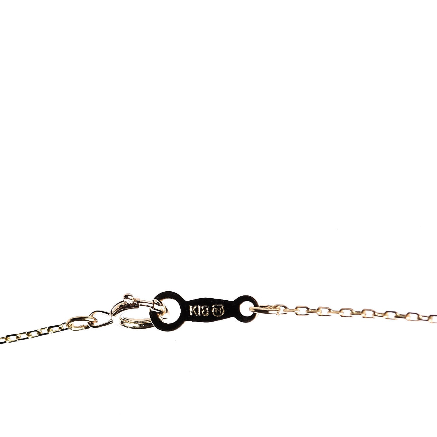 Mikimoto 18K Yellow Gold Diamond Akoya Pearl 7mm Pendant Necklace 4 of 4