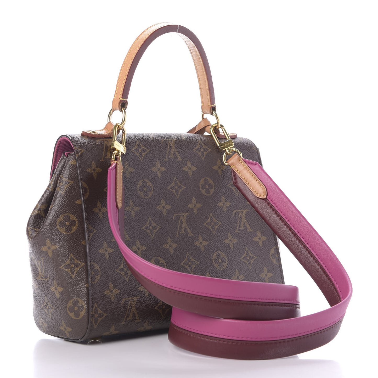 Monogram Cluny BB Bordeaux Fuchsia
