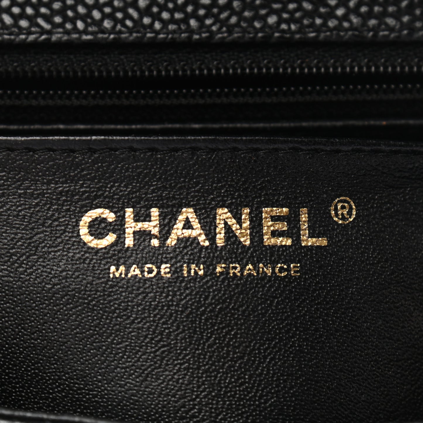 Caviar Quilted Mini Square Flap Black