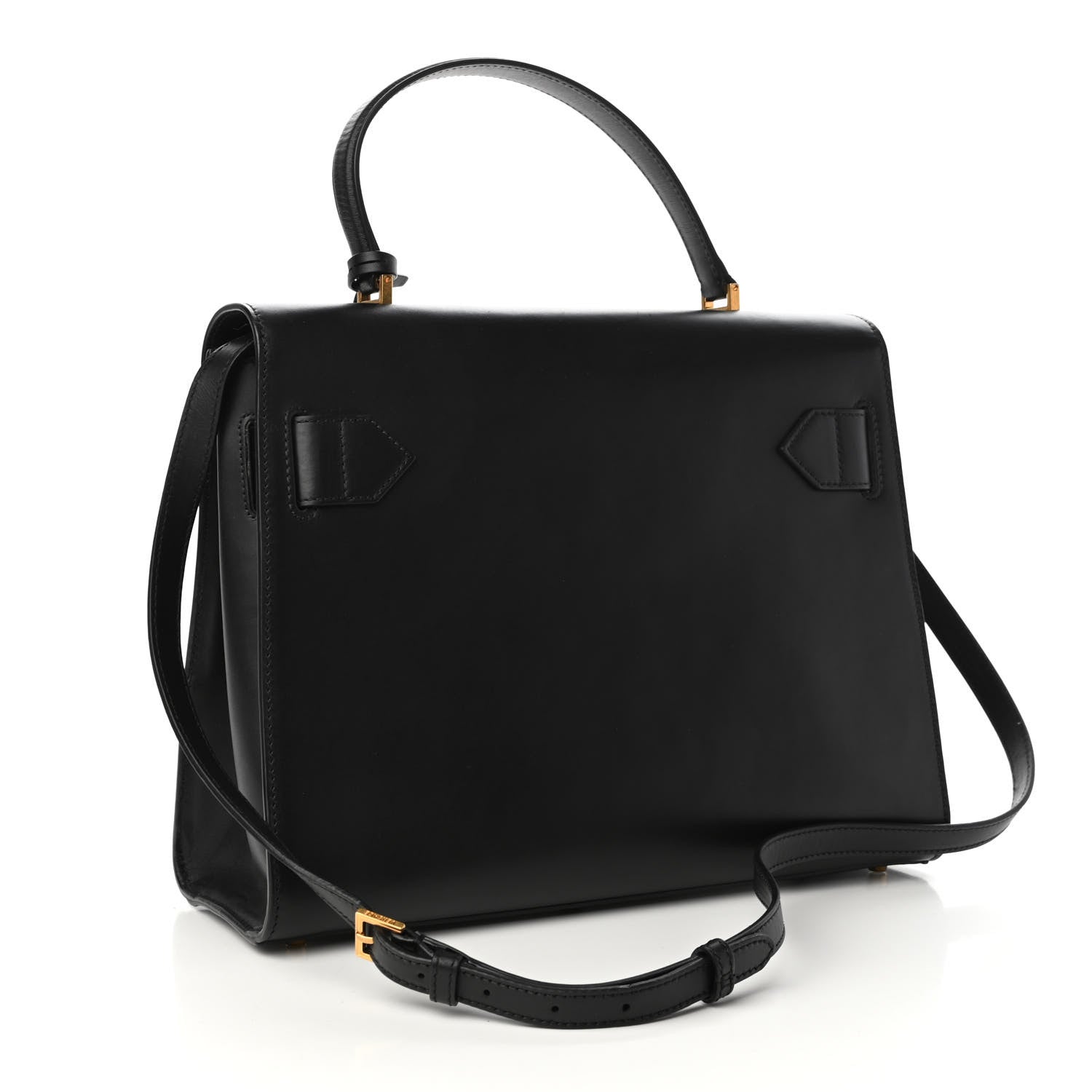 Versace Calfskin Icon Handbag Black 3 of 10