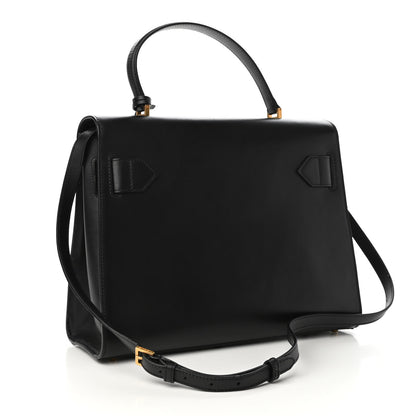 Versace Calfskin Icon Handbag Black 3 of 10
