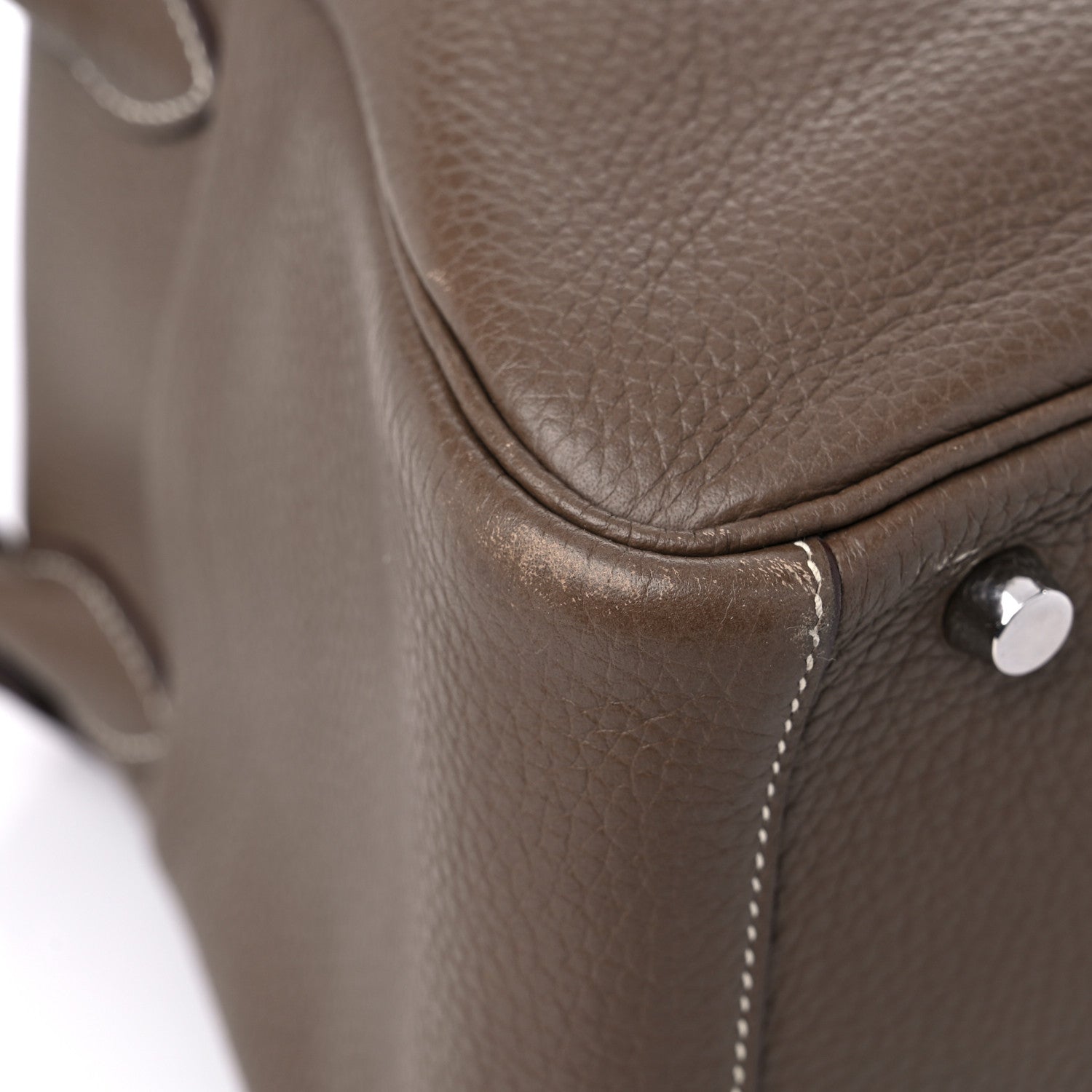 Hermes Taurillon Clemence Lindy 30 Etoupe 8 of 14