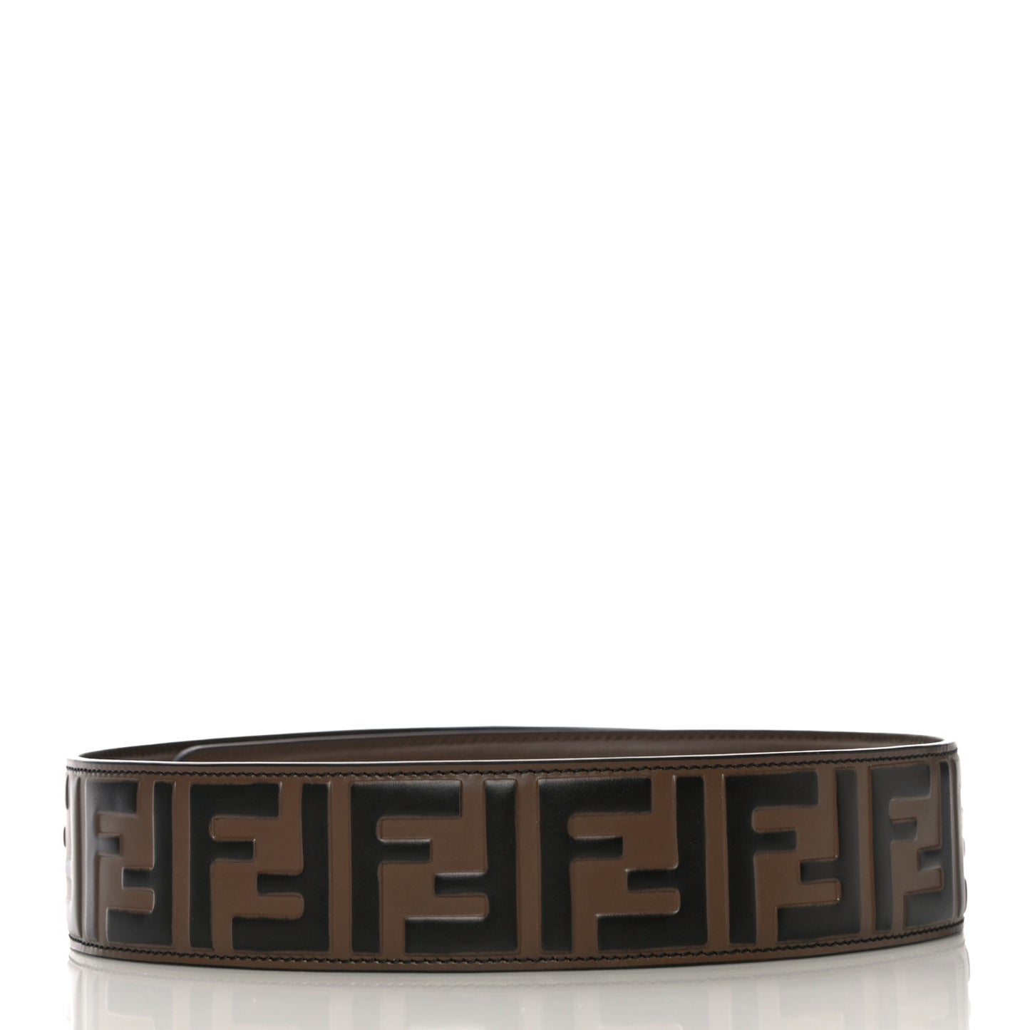 Vitello Century Bi-Color FF 1974 Embossed Strap You Maya Black