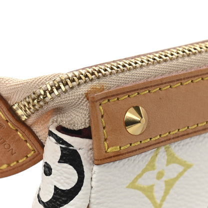 Louis Vuitton Monogram Multicolor Pochette Accessories White 10 of 10