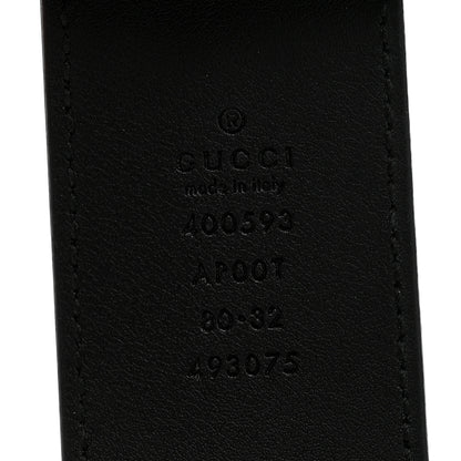 Gucci Calfskin Double G 40mm Belt 80 32 Black 3 of 5