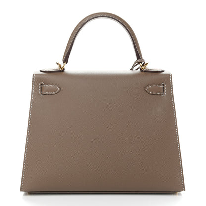 Hermes Epsom Kelly Sellier 28 Etoupe 3 of 39