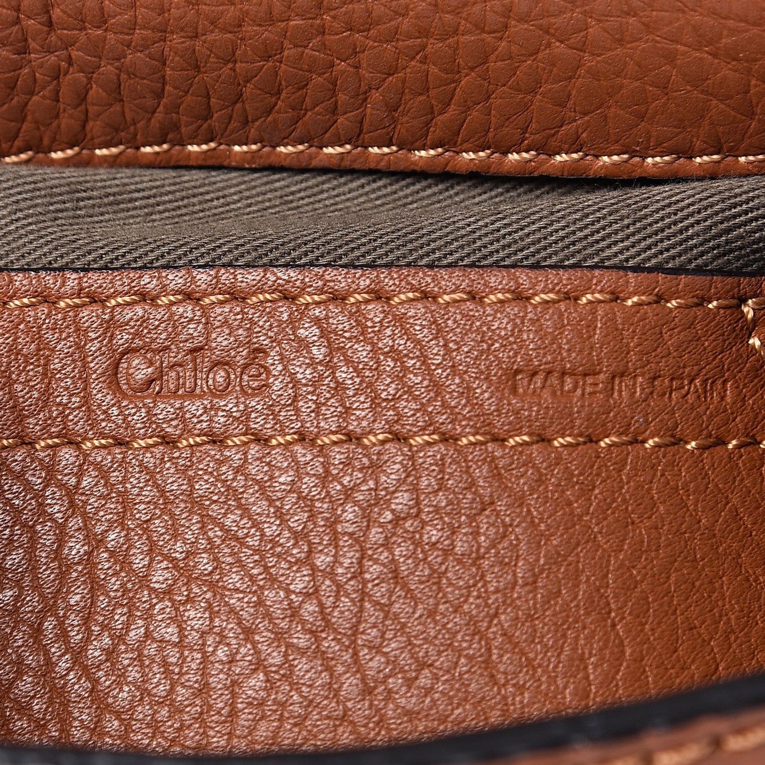 Chloe Calfskin Mini Marcie Round Crossbody Bag Tan 5 of 10