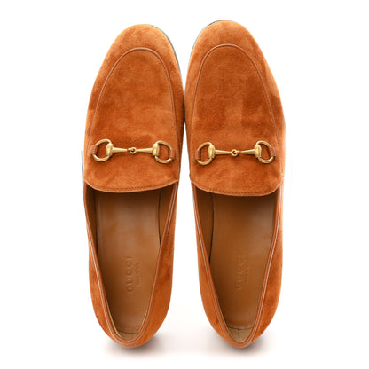 Gucci Suede Cachemire Malaga Kid Womens Jordaan Loafers 39 Blondie Cognac 2 of 10
