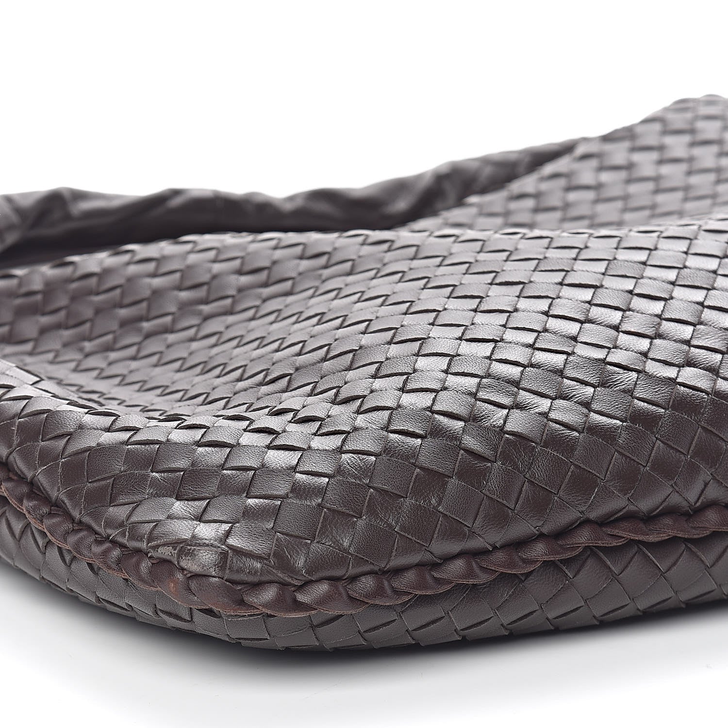 Bottega Veneta Nappa Intrecciato Large Veneta Hobo Ebano 7 of 9