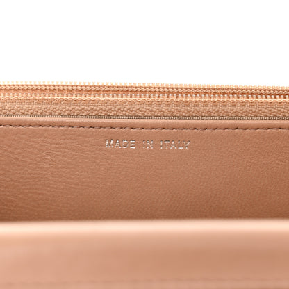 Chanel Calfskin Diamond Stitch Wallet On Chain WOC Beige 7 of 12