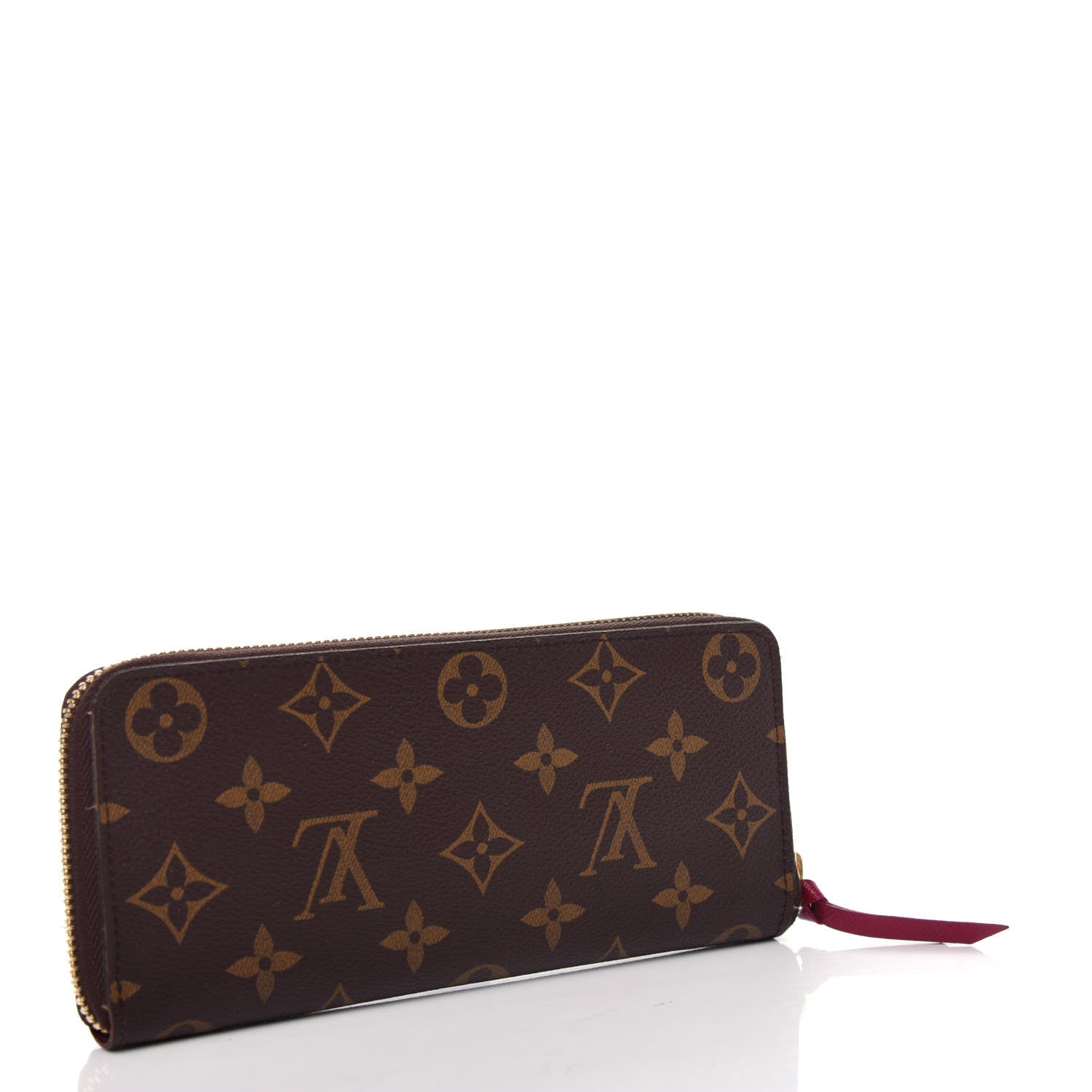 Louis Vuitton Monogram Clemence Wallet Fuchsia 3 of 9