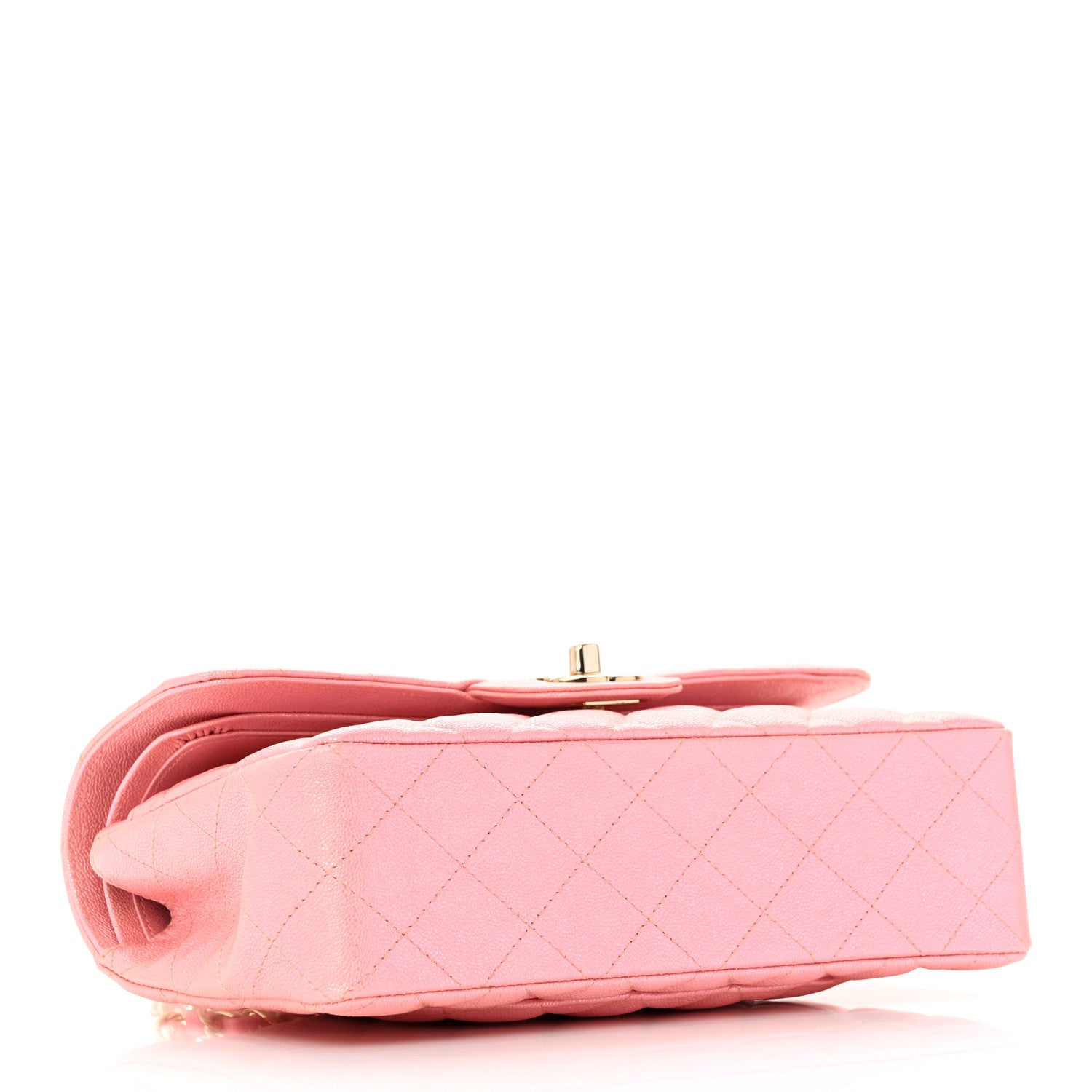 Chanel Iridescent Caviar Quilted Small Double Flap Pink 4 of 11